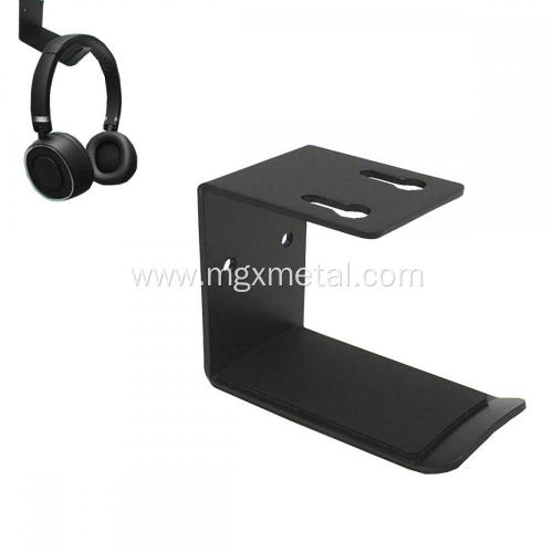 Weathervane Floor Mounting Bracket Powder Coated Metal Under Desk Headphone Holder Bracket Supplier